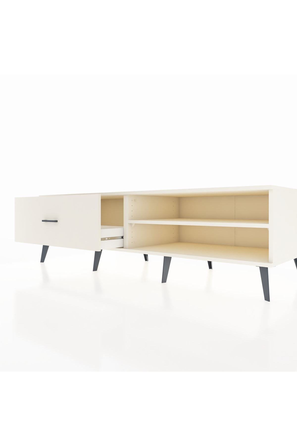 Kronos TV Ünitesi Tek Raflı Tek Çekmeceli  176x59x51 Aytaşı-Aytaşı/Aytaşı