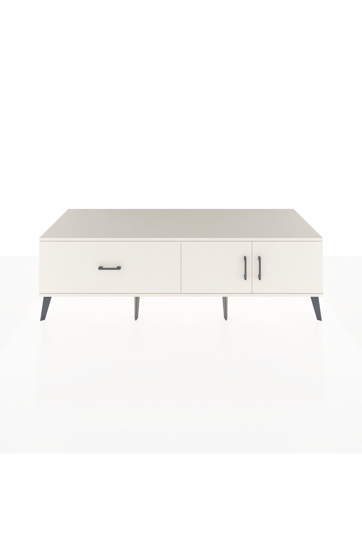 Kronos TV Ünitesi Tek Raflı Tek Çekmeceli 2 Kapaklı 176x59x51 Aytaşı-Aytaşı/Aytaşı