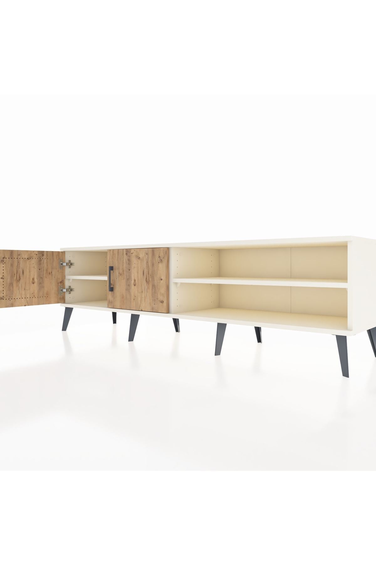 Hyperion TV Ünitesi 2 Raflı 2 Kapaklı 176x44x51 Aytaşı-Çam/Aytaşı