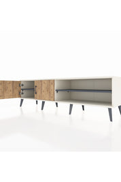 Hyperion TV Ünitesi 2 Raflı 2 Kapaklı 176x44x51 Aytaşı-Çam/Antrasit