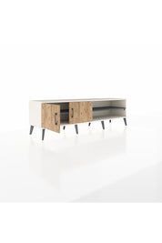 Hyperion TV Ünitesi 2 Raflı 2 Kapaklı 176x44x51 Aytaşı-Çam/Antrasit