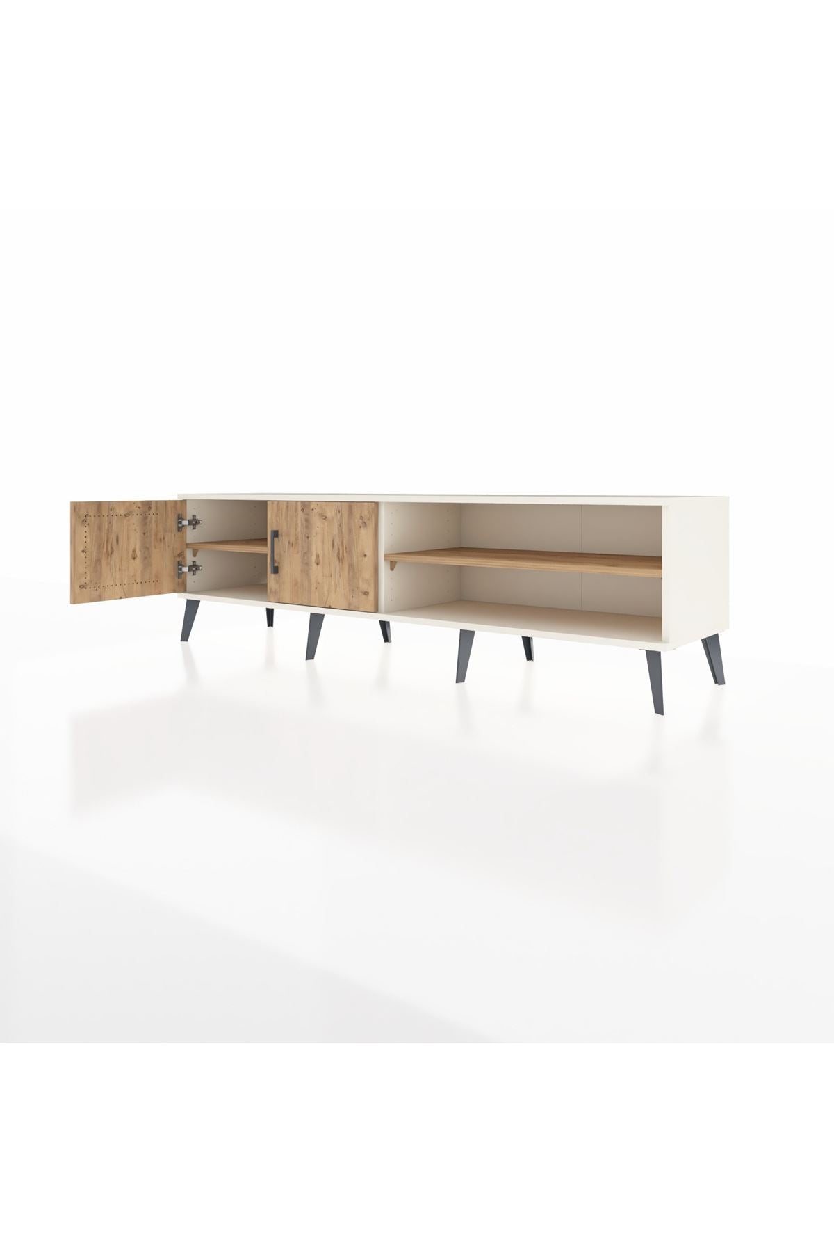 Hyperion TV Ünitesi 2 Raflı 2 Kapaklı 176x44x51 Aytaşı-Çam/Çam