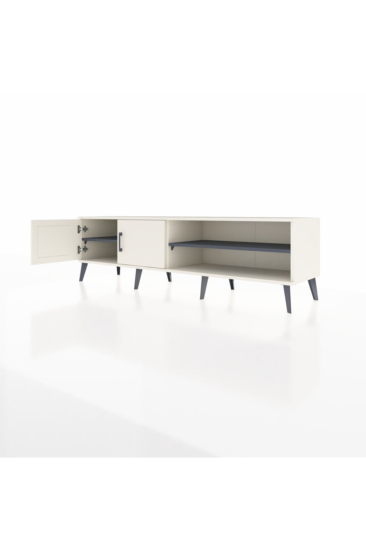 Hyperion TV Ünitesi 2 Raflı 2 Kapaklı 176x44x51 Aytaşı-Aytaşı/Antrasit