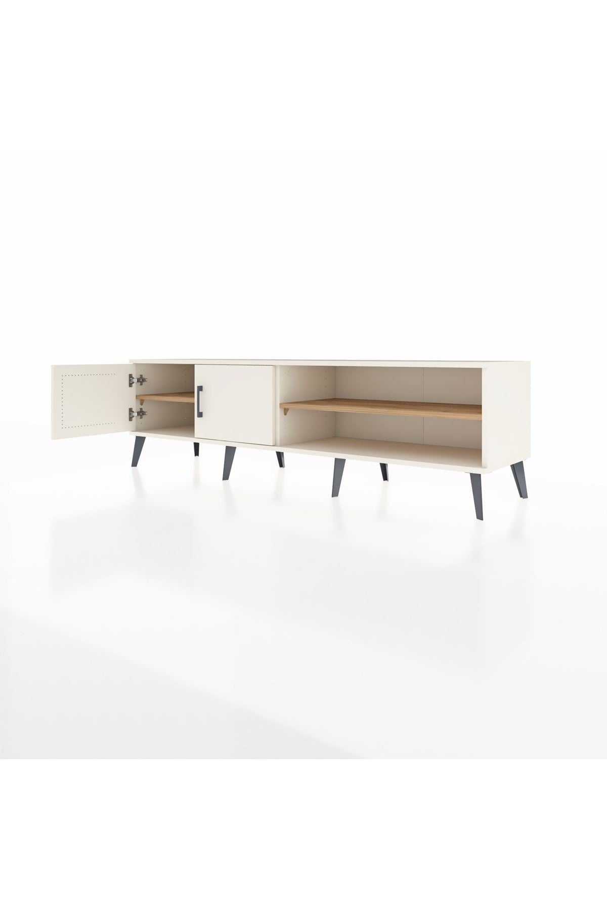 Hyperion TV Ünitesi 2 Raflı 2 Kapaklı 176x44x51 Aytaşı-Aytaşı/Çam