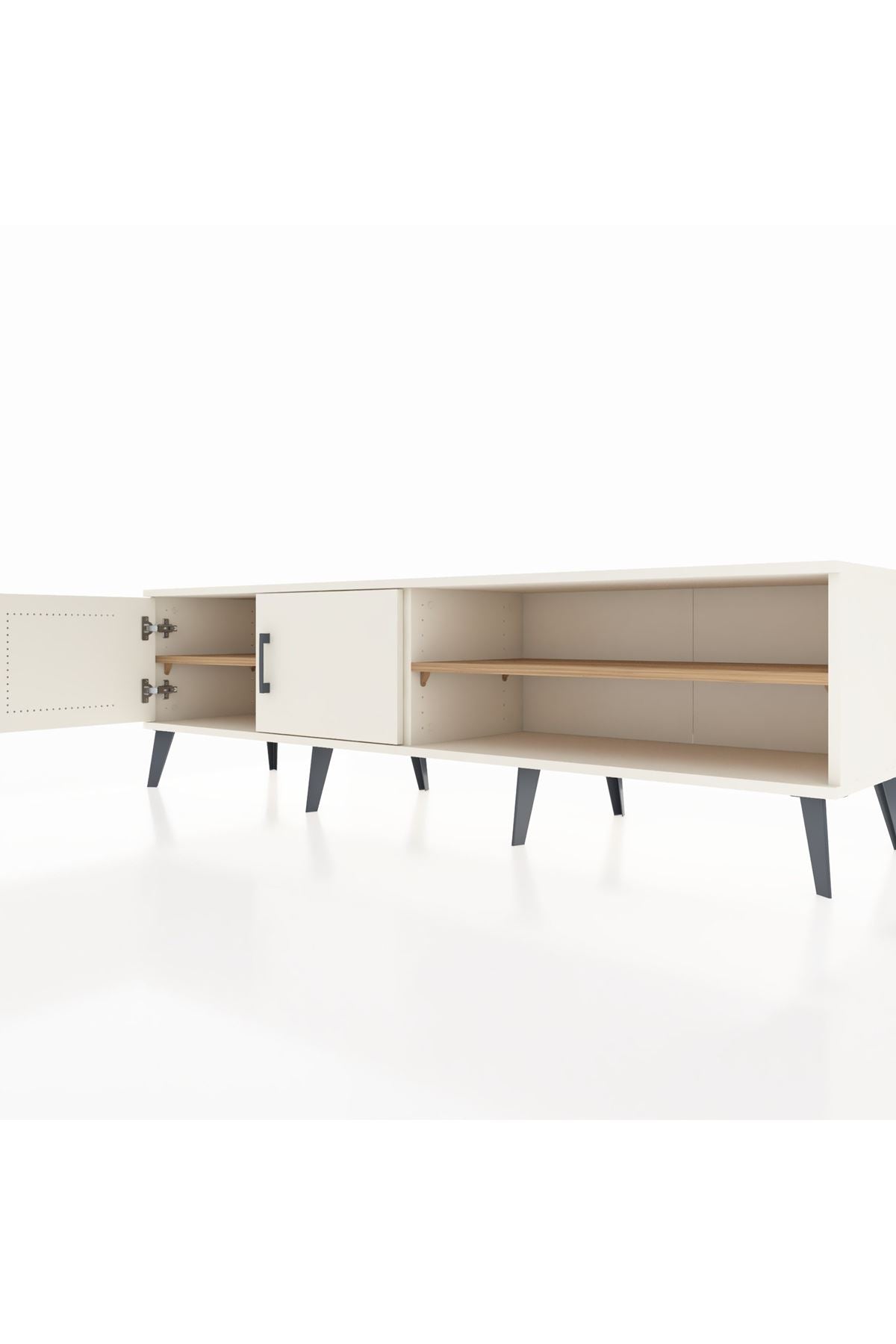 Hyperion TV Ünitesi 2 Raflı 2 Kapaklı 176x44x51 Aytaşı-Aytaşı/Çam