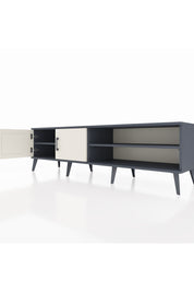 Hyperion TV Ünitesi 2 Raflı 2 Kapaklı 176x44x51 Antrasit-Aytaşı/Antrasit