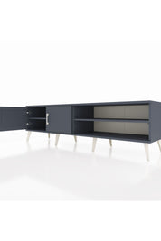 Hyperion TV Ünitesi 2 Raflı 2 Kapaklı 176x44x51 Antrasit-Antrasit/Antrasit