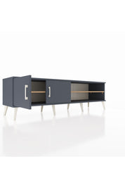 Hyperion TV Ünitesi 2 Raflı 2 Kapaklı 176x44x51 Antrasit-Antrasit/Çam