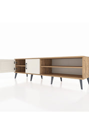 Hyperion TV Ünitesi 2 Raflı 2 Kapaklı 176x44x51 Çam-Aytaşı/Çam