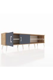 Hyperion TV Ünitesi 2 Raflı 2 Kapaklı 176x44x51 Çam-Antrasit/Aytaşı