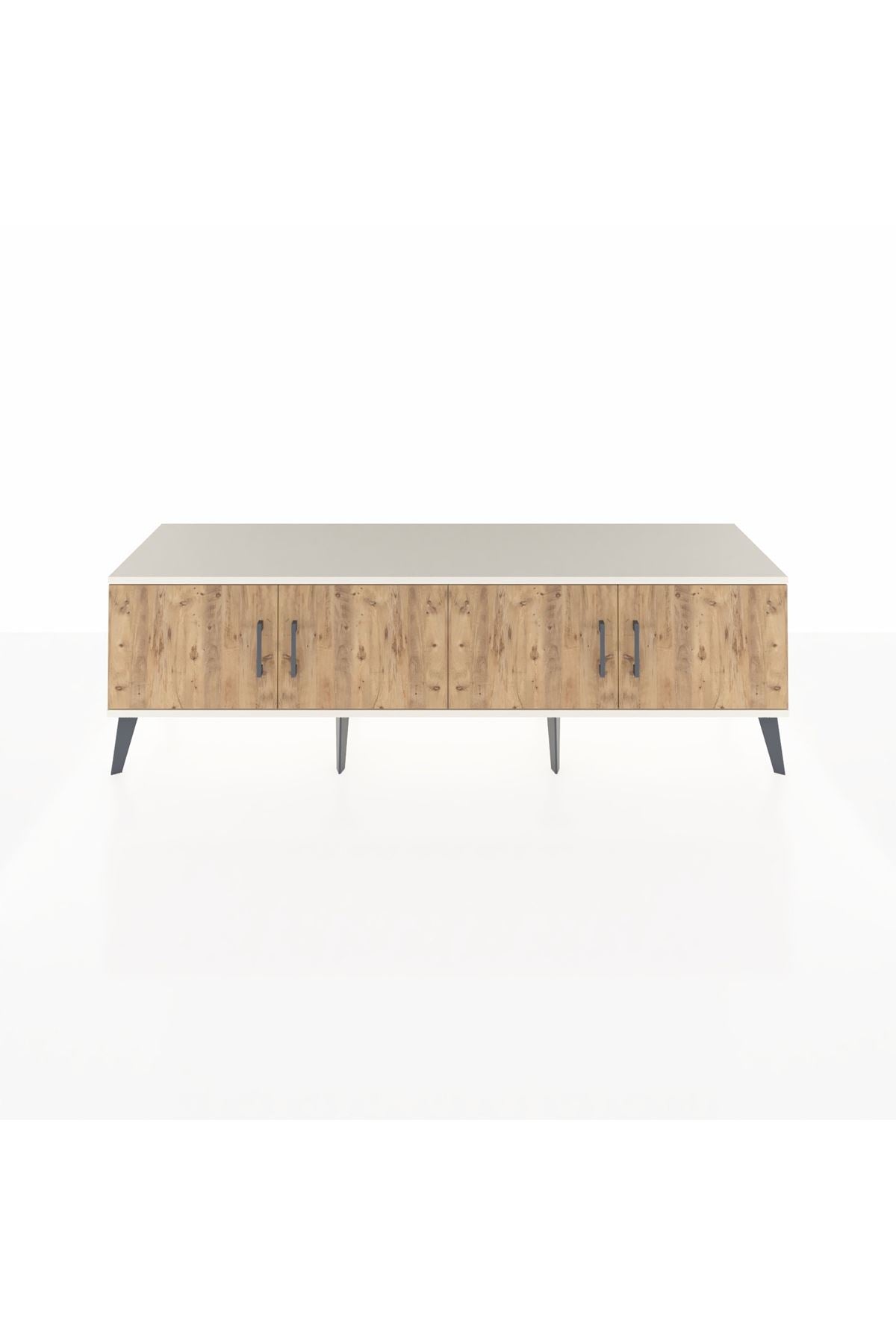 Hyperion TV Ünitesi 2 Raflı 4 Kapaklı 176x44x51 Aytaşı-Çam/Aytaşı