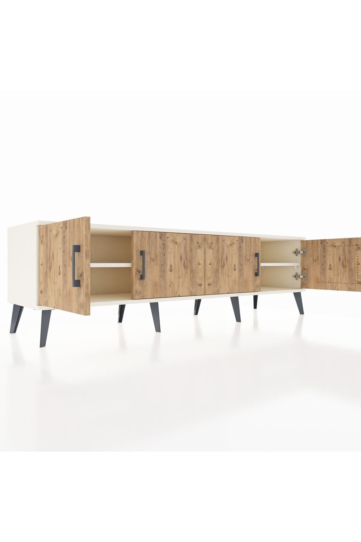 Hyperion TV Ünitesi 2 Raflı 4 Kapaklı 176x44x51 Aytaşı-Çam/Aytaşı