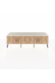 Hyperion TV Ünitesi 2 Raflı 4 Kapaklı 176x44x51 Aytaşı-Çam/Antrasit