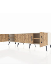 Hyperion TV Ünitesi 2 Raflı 4 Kapaklı 176x44x51 Aytaşı-Çam/Çam