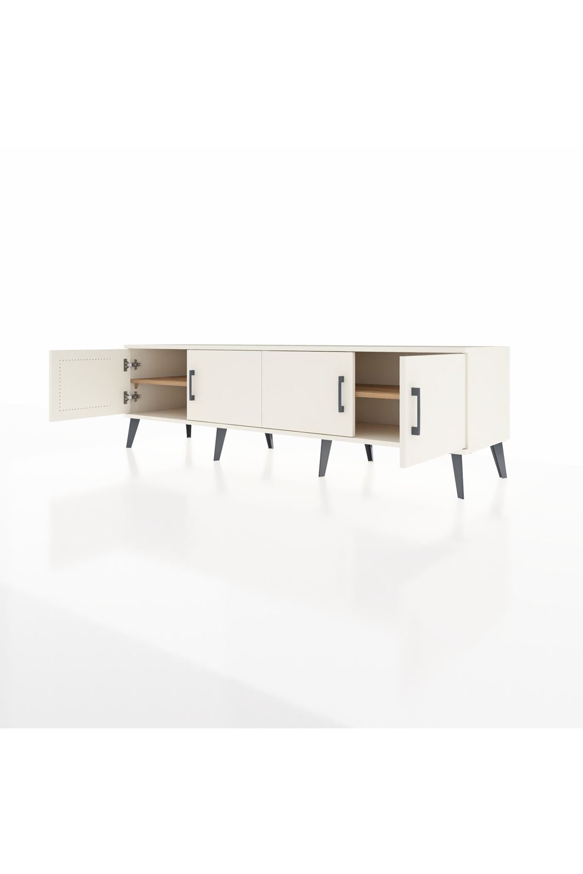 Hyperion TV Ünitesi 2 Raflı 4 Kapaklı 176x44x51 Aytaşı-Aytaşı/Çam