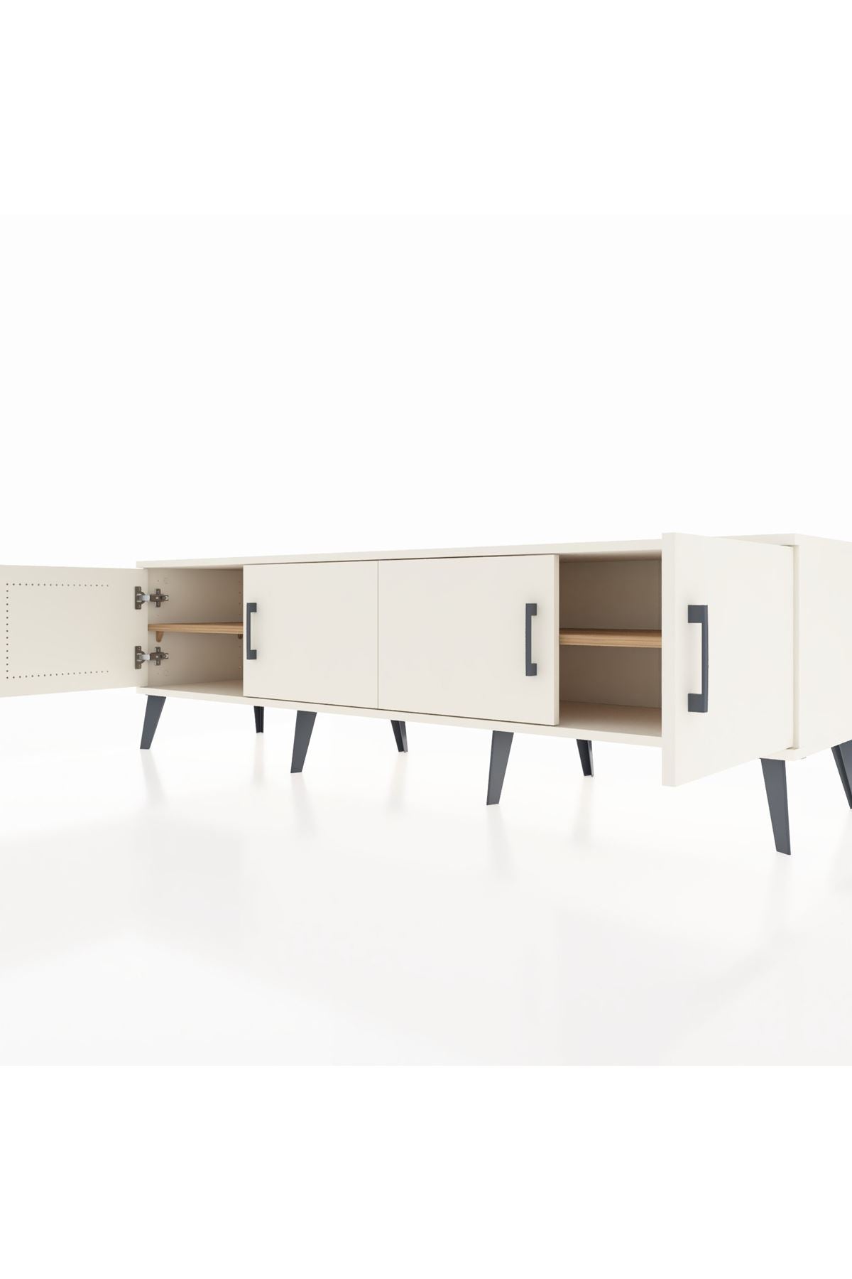 Hyperion TV Ünitesi 2 Raflı 4 Kapaklı 176x44x51 Aytaşı-Aytaşı/Çam