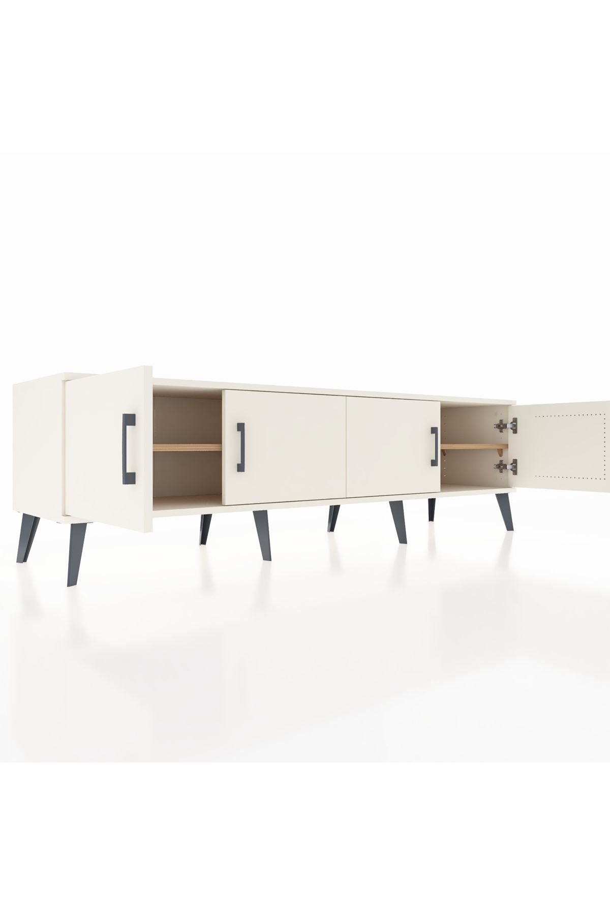 Hyperion TV Ünitesi 2 Raflı 4 Kapaklı 176x44x51 Aytaşı-Aytaşı/Çam