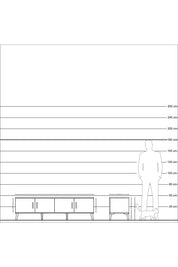 Hyperion TV Ünitesi 2 Raflı 4 Kapaklı 176x44x51 Aytaşı-Antrasit/Aytaşı