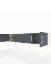 Hyperion TV Ünitesi 2 Raflı 4 Kapaklı 176x44x51 Aytaşı-Antrasit/Antrasit