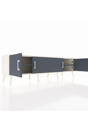 Hyperion TV Ünitesi 2 Raflı 4 Kapaklı 176x44x51 Aytaşı-Antrasit/Antrasit