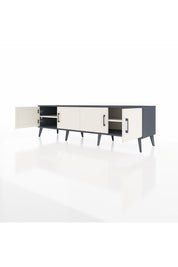 Hyperion TV Ünitesi 2 Raflı 4 Kapaklı 176x44x51 Antrasit-Aytaşı/Aytaşı