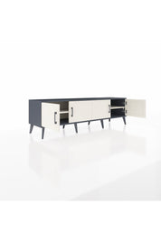 Hyperion TV Ünitesi 2 Raflı 4 Kapaklı 176x44x51 Antrasit-Aytaşı/Aytaşı