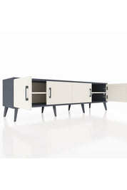 Hyperion TV Ünitesi 2 Raflı 4 Kapaklı 176x44x51 Antrasit-Aytaşı/Aytaşı