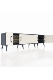 Hyperion TV Ünitesi 2 Raflı 4 Kapaklı 176x44x51 Antrasit-Aytaşı/Çam