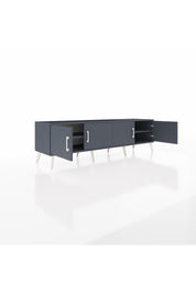 Hyperion TV Ünitesi 2 Raflı 4 Kapaklı 176x44x51 Antrasit-Antrasit/Antrasit