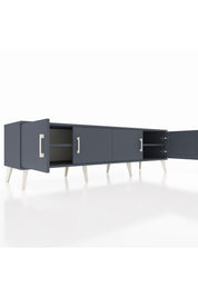 Hyperion TV Ünitesi 2 Raflı 4 Kapaklı 176x44x51 Antrasit-Antrasit/Antrasit