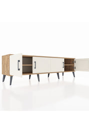 Hyperion TV Ünitesi 2 Raflı 4 Kapaklı 176x44x51 Çam-Aytaşı/Çam