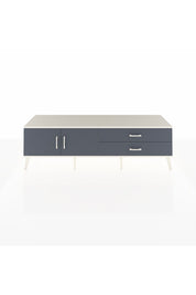 Hyperion TV Ünitesi Tek Raflı 2 Çekmeceli 2 Kapaklı 176x44x51 Aytaşı-Antrasit/Antrasit