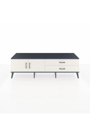 Hyperion TV Ünitesi Tek Raflı 2 Çekmeceli 2 Kapaklı 176x44x51 Antrasit-Aytaşı/Aytaşı