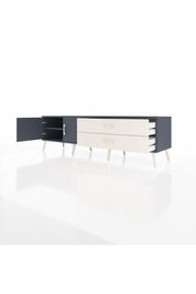 Hyperion TV Ünitesi Tek Raflı 2 Çekmeceli 2 Kapaklı 176x44x51 Antrasit-Antrasit/Aytaşı