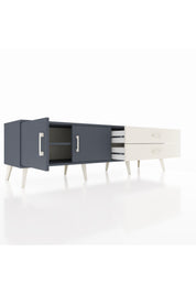 Hyperion TV Ünitesi Tek Raflı 2 Çekmeceli 2 Kapaklı 176x44x51 Antrasit-Antrasit/Aytaşı