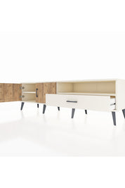 Hyperion TV Ünitesi 2 Raflı Tek Çekmeceli 2 Kapaklı 176x44x51 Aytaşı-Çam/Aytaşı