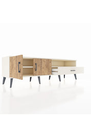 Hyperion TV Ünitesi 2 Raflı Tek Çekmeceli 2 Kapaklı 176x44x51 Aytaşı-Çam/Aytaşı