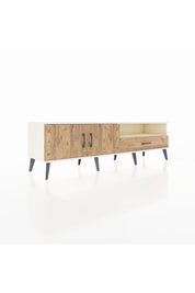 Hyperion TV Ünitesi 2 Raflı Tek Çekmeceli 2 Kapaklı 176x44x51 Aytaşı-Çam/Çam