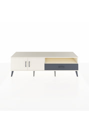 Hyperion TV Ünitesi 2 Raflı Tek Çekmeceli 2 Kapaklı 176x44x51 Aytaşı-Aytaşı/Antrasit