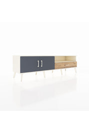 Hyperion TV Ünitesi 2 Raflı Tek Çekmeceli 2 Kapaklı 176x44x51 Aytaşı-Antrasit/Çam