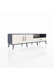 Hyperion TV Ünitesi 2 Raflı Tek Çekmeceli 2 Kapaklı 176x44x51 Antrasit-Aytaşı/Aytaşı