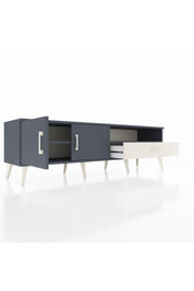 Hyperion TV Ünitesi 2 Raflı Tek Çekmeceli 2 Kapaklı 176x44x51 Antrasit-Antrasit/Aytaşı