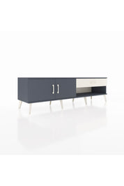 Hyperion TV Ünitesi Tek Raflı Tek Çekmeceli 2 Kapaklı 176x44x51 Antrasit-Antrasit/Aytaşı