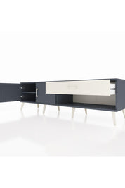 Hyperion TV Ünitesi Tek Raflı Tek Çekmeceli 2 Kapaklı 176x44x51 Antrasit-Antrasit/Aytaşı