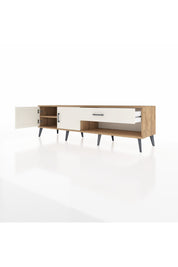 Hyperion TV Ünitesi Tek Raflı Tek Çekmeceli 2 Kapaklı 176x44x51 Çam-Aytaşı/Aytaşı