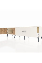 Hyperion TV Ünitesi Tek Raflı Tek Çekmeceli 2 Kapaklı 176x44x51 Aytaşı-Çam/Aytaşı