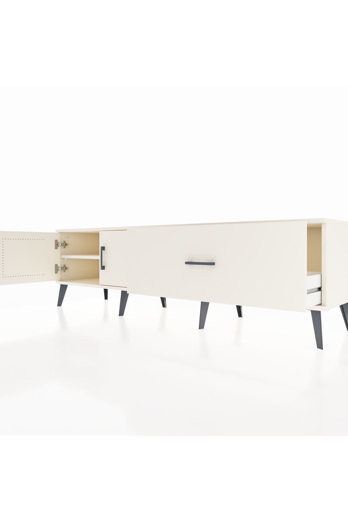 Hyperion TV Ünitesi Tek Raflı Tek Çekmeceli 2 Kapaklı 176x44x51 Aytaşı-Aytaşı/Aytaşı