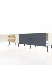 Hyperion TV Ünitesi Tek Raflı Tek Çekmeceli 2 Kapaklı 176x44x51 Aytaşı-Aytaşı/Antrasit