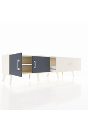 Hyperion TV Ünitesi Tek Raflı Tek Çekmeceli 2 Kapaklı 176x44x51 Aytaşı-Antrasit/Aytaşı