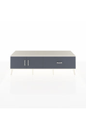 Hyperion TV Ünitesi Tek Raflı Tek Çekmeceli 2 Kapaklı 176x44x51 Aytaşı-Antrasit/Antrasit